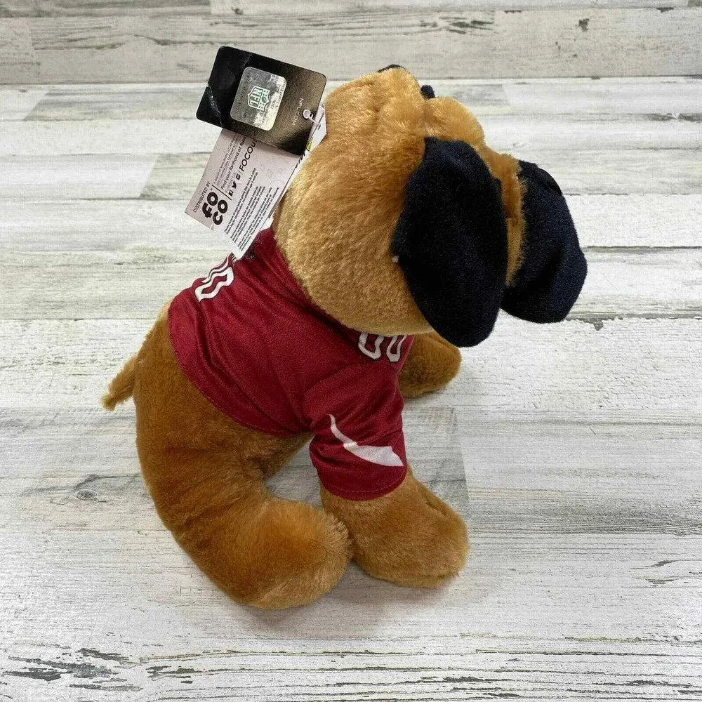 FOCO NFL Arizona‎ Cardinals Pug Dog Plush Stuffed Animal 11